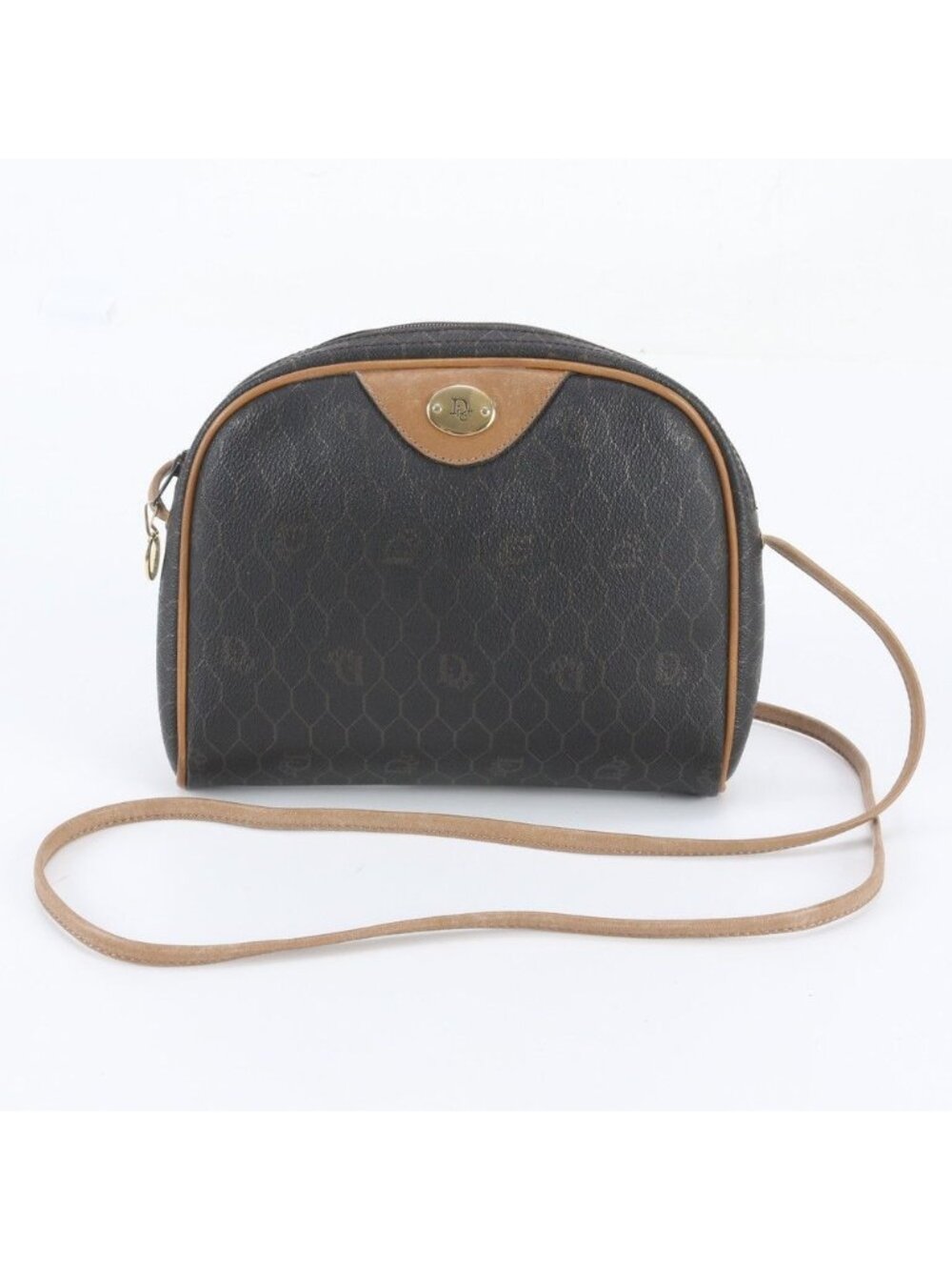Dior Honeycomb Leather Shoulder Bag